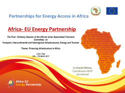 Africa- EU Energy Partnership