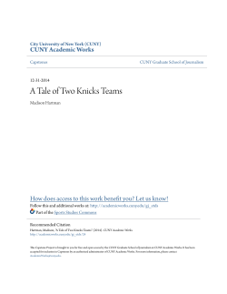 A Tale of Two Knicks Teams