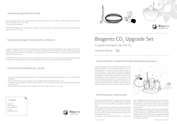 Manual CO2 upgrade set