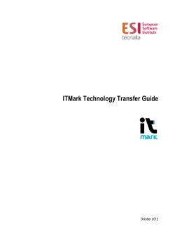 ITMark Technology Transfer Guide