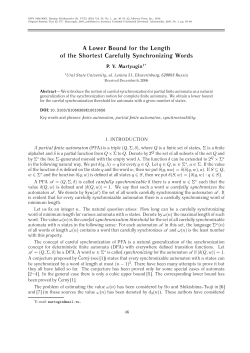 A Lower Bound for the Length of the Shortest Carefully