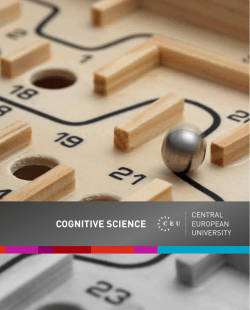COGNITIVE SCIENCE