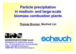 Particle precipitation in medium- and large