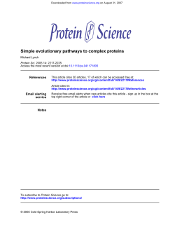 Simple evolutionary pathways to complex proteins