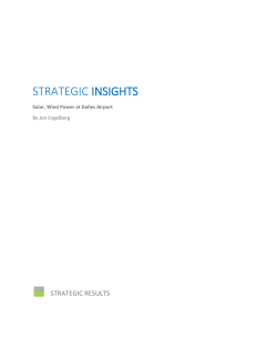 Solar Wind Power at Dulles Airport