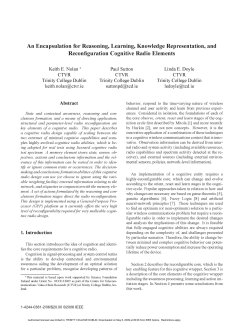 An Encapsulation for Reasoning, Learning, Knowledge