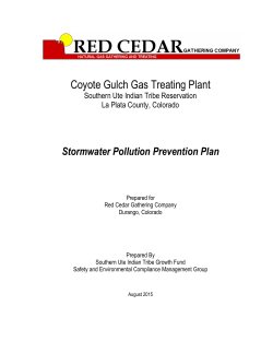 Coyote Gulch Gas Treating Plant