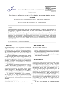 Developing an optimization model for CO2 reduction in