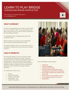 learn to play bridge - Brisbane