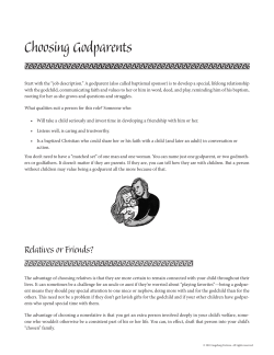 Choosing Godparents