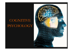 cognitive cognitive psychology