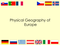 Geography of Western Europe