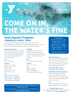 COME ON IN, THE WATER`S FINE