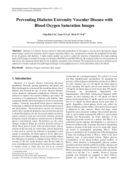 Preventing Diabetes Extremity Vascular Disease with Blood Oxygen