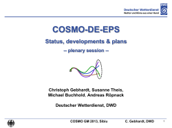 ppt - COSMO model