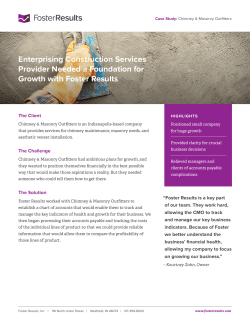 Enterprising Construction Services Provider Needed a Foundation