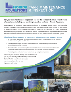 For your next maintenance inspection, choose the company that has