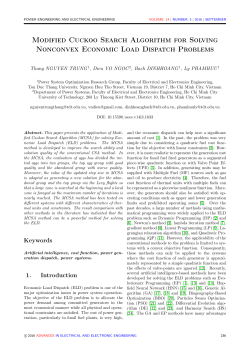Modified Cuckoo Search Algorithm for Solving Nonconvex