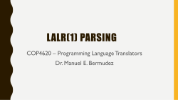 COP4620-31-LALR(1)_Parsing