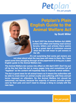 Animal Welfare Act