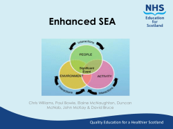 Enhanced SEA workshop