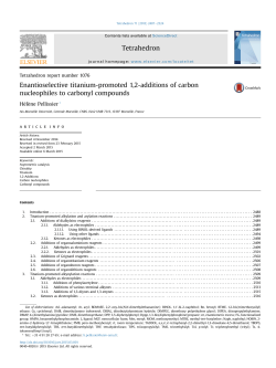 Enantioselective titanium-promoted 1,2