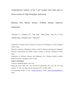 Comprehensive analysis of the T-cell receptor beta chain