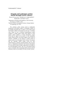 Organic and carbonate carbon burial through Earth`s history