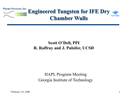 Low Cost, Net Shape Fabrication of Propulsion and Hot Gas
