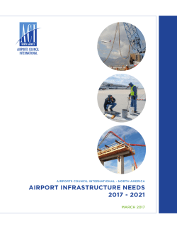 airport infrastructure needs 2017 - 2021