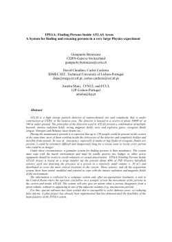 A System for finding and rescuing persons in a very large Physics