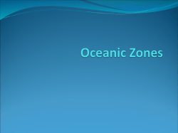 Oceanic Zones