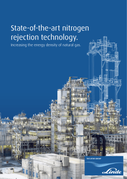 State-of-the-art nitrogen rejection technology.