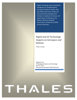 Digital and AI Technology Impacts on Aerospace