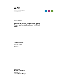 Mechanism design with level-k types