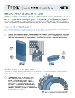 MOBILITY SPENDING GIVEN A GREEN LIGHT