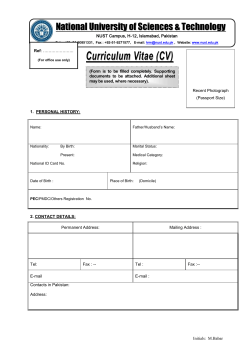 Curriculum Vitae (CV)