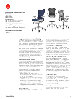 Environmental Product Summary: Mirra 2