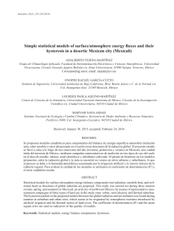 Simple statistical models of surface/atmosphere energy fluxes and