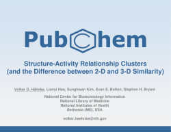 PubChem Structure-Activity Relationship Clusters and the
