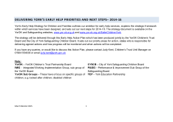 An Early Help Action Plan - Yor-OK