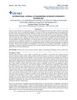 integrating an appropriate fitness function in wireless sensor