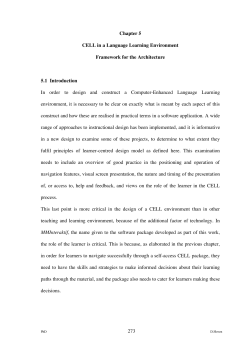 ch5_5 CELL in a Language Learning Environment