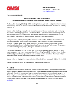 Mazes Press Release