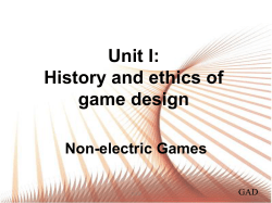 non-electric games