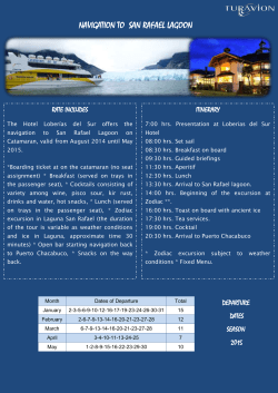 navigation to san rafael lagoon rate includes