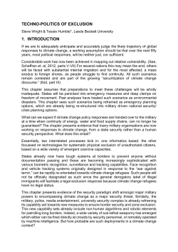 techno-politics of exclusion