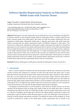 Software Quality Requirement Analysis on Educational Mobile