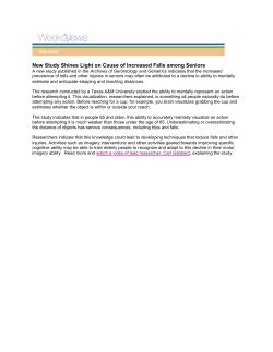 New Study Shines Light on Cause of Increased Falls among Seniors