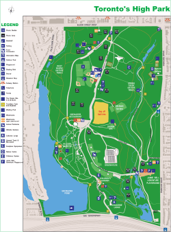 Map of Toronto`s High Park